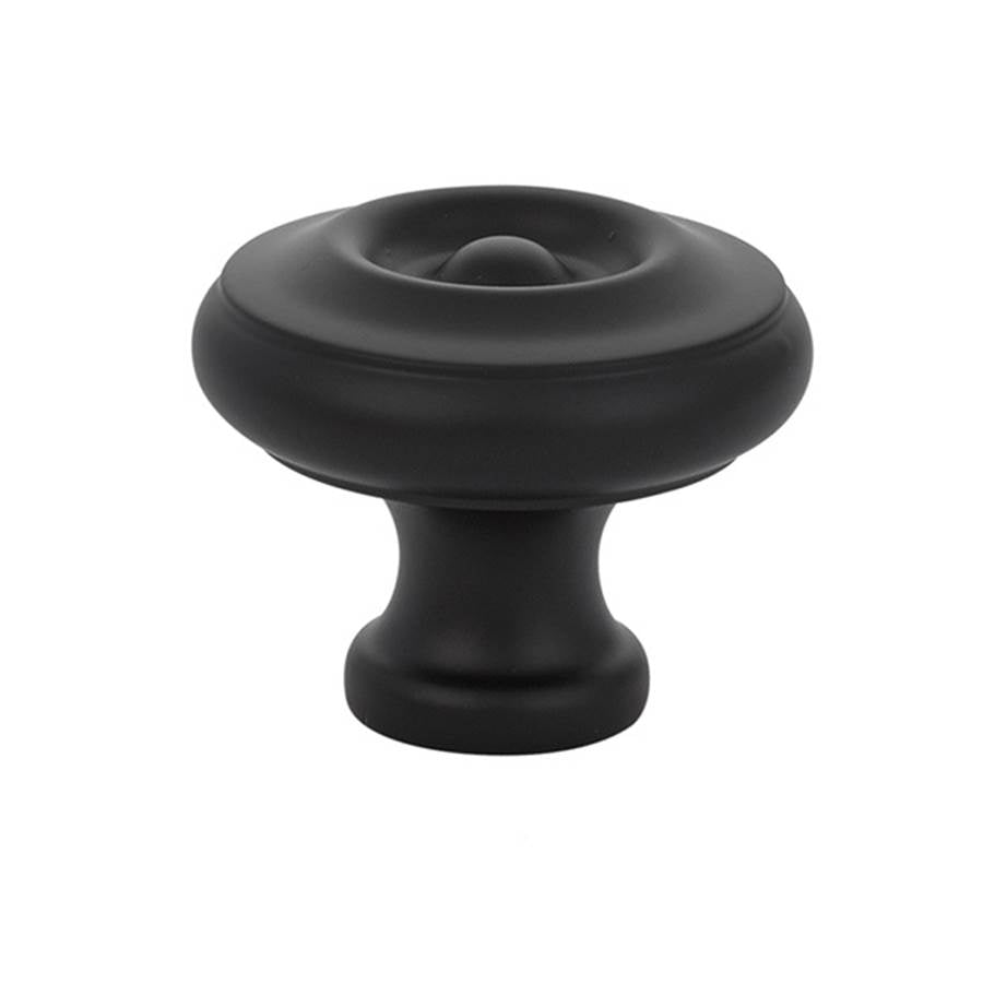 Emtek - Cabinet Knob, Waverly, 1'', US19 - Flat Black
