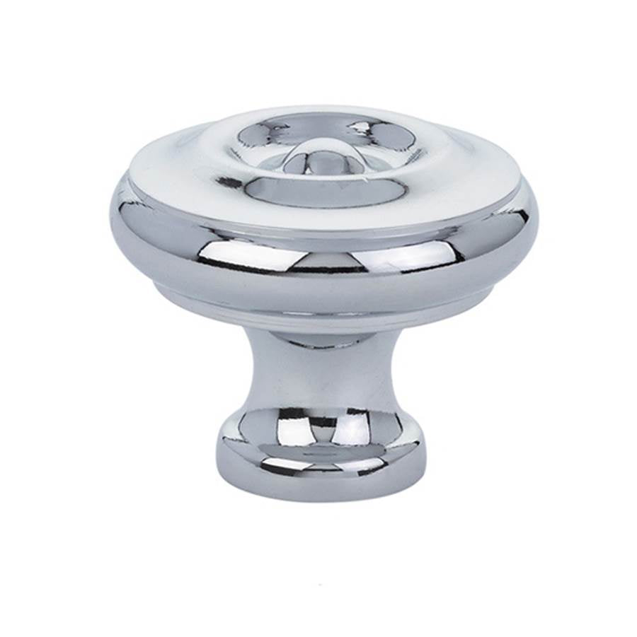 Emtek - Cabinet Knob, Waverly, 1'', US26 - Polished Chrome