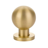 Emtek - Globe Knob, Cabinet, US3NL - Unlacquered Brass