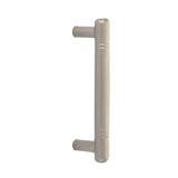 Emtek - Concealed Surface Mount, Bronze Nunez 8'' Pull, TWB - Tumbled White Bronze