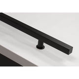 Emtek - Square 72 inch Door Pull, US19 - Flat Black
