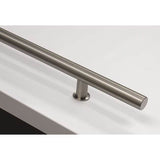 Emtek - Round 72 inch Door Pull, US19 - Flat Black