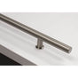 Emtek - Back to Back, Round 72 inch Door Pull, US19 - Flat Black