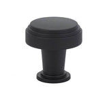 Emtek - Newport Knob, Cabinet, 1-5/8'', US19 - Flat Black