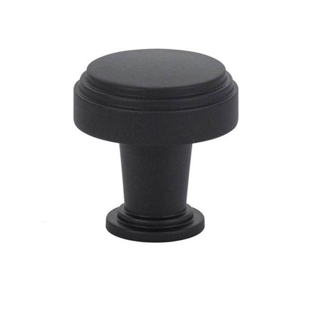 Emtek - Newport Knob, Cabinet, 1-5/8'', US19 - Flat Black