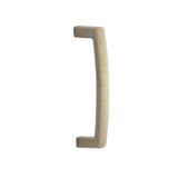 Emtek - Concealed Surface Mount, Modern Arched Bronze 8'' Pull, TWB - Tumbled White Bronze