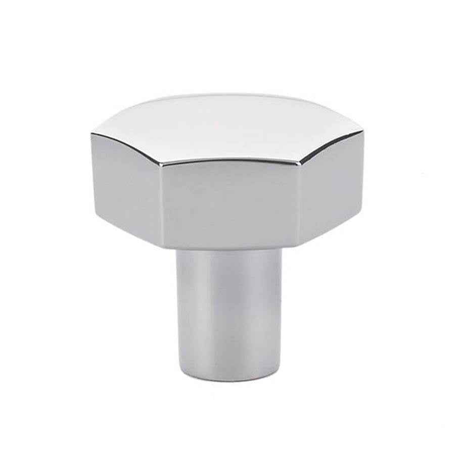 Emtek - Mod Hex Knob, Cabinet, 1-1/2'', US26 - Polished Chrome