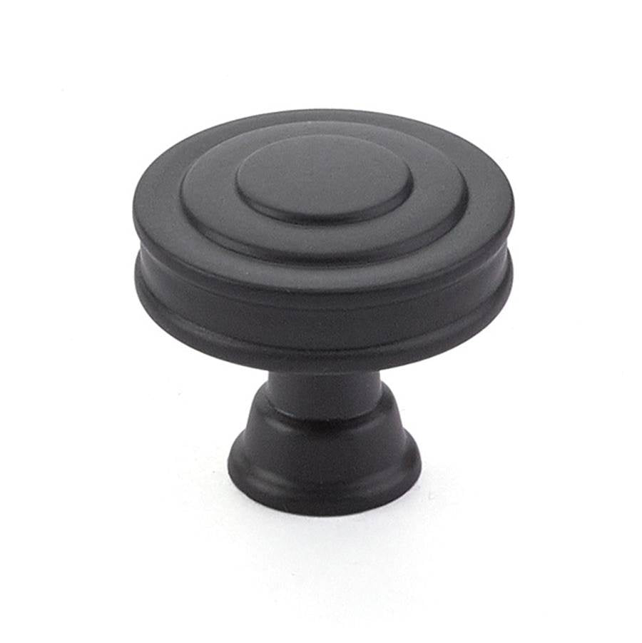 Emtek - Glendon Knob, Cabinet, 1-1/4'', US19 - Flat Black