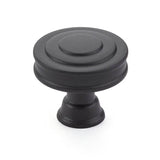 Emtek - Glendon Knob, Cabinet, 1-1/4'', US19 - Flat Black