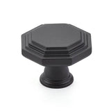 Emtek - Midvale Knob, Cabinet, 1-1/4'', US19 - Flat Black