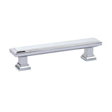 Emtek - Geometric Rectangular Pull, 5'', US26 - Polished Chrome