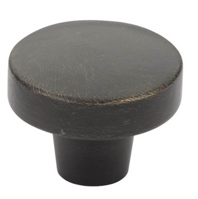 Emtek - Rustic Modern Round Knob, 1-3/8'', MB - Medium Bronze Patina