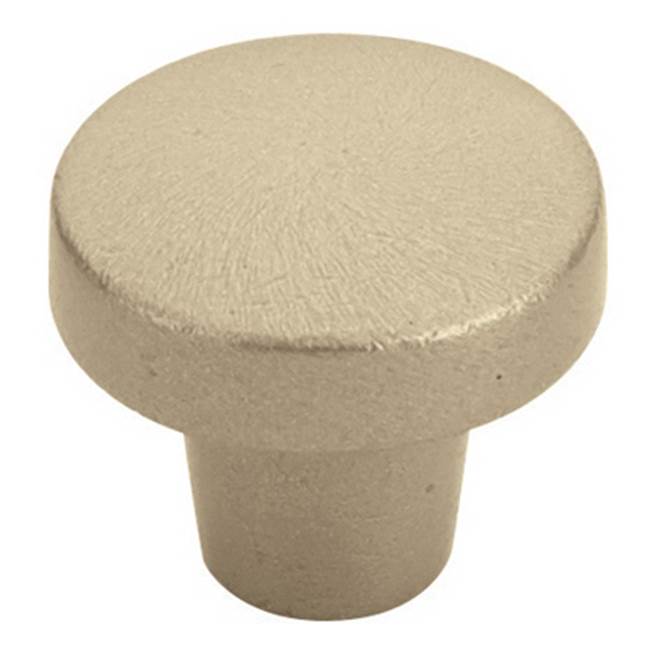 Emtek - Rustic Modern Round Knob, 1-3/4'', TWB - Tumbled White Bronze