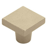 Emtek - Rustic Modern Square Knob, 1-5/8'', TWB - Tumbled White Bronze
