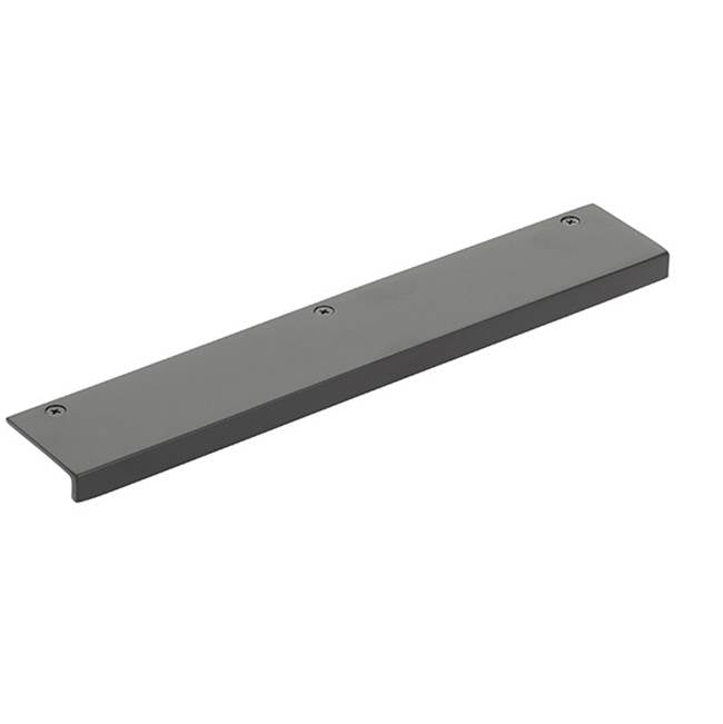 Emtek - Rustic Modern Edge Pull, 10-1/2'' C-C, FB - Flat Black Bronze Patina