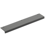 Emtek - Rustic Modern Edge Pull, 10-1/2'' C-C, FB - Flat Black Bronze Patina