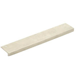 Emtek - Rustic Modern Edge Pull, 1-1/2'' C-C, TWB - Tumbled White Bronze