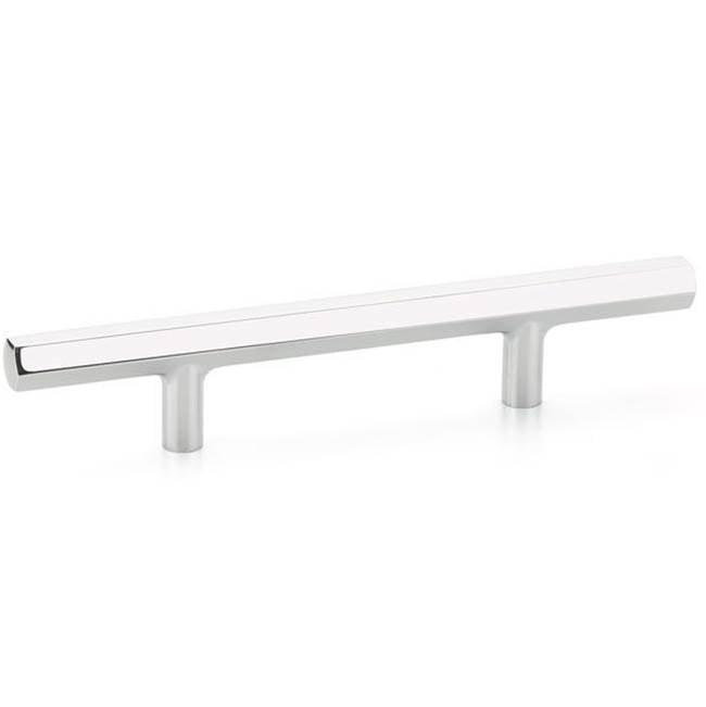 Emtek - Mod Hex Extended Pull, 6'' C-C, US26 - Polished Chrome