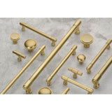 Industrial Modern JASPER CABINET PULL, 8'' C-C, US10B