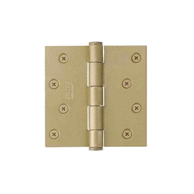 Emtek - 9100 Hnge, Stl, SD, SqCr, 4, US4 - Satin Brass