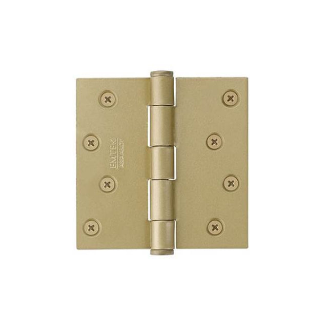 Emtek - 9100 Hnge, Stl, SD, SqCr, 4, US4 - Satin Brass