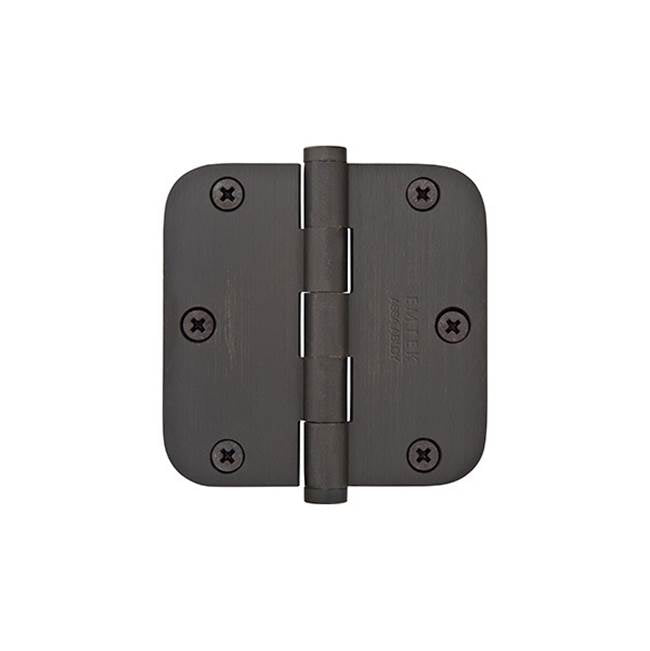 Emtek - 9100 Hnge, Stl, SD, 5/8''RdCr, 3.5, US4 - Satin Brass