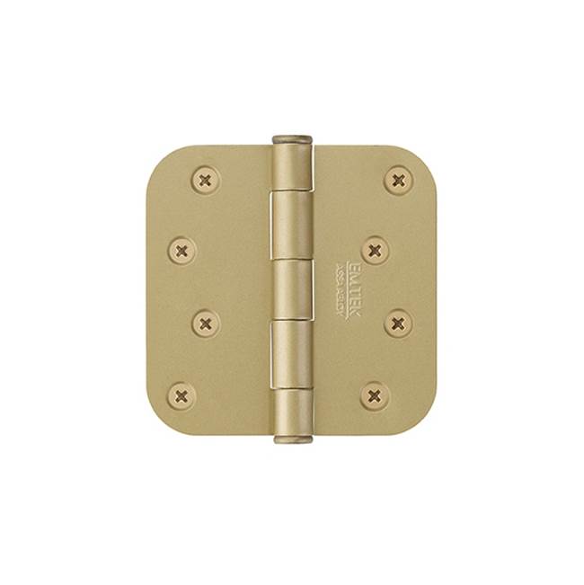 Emtek - 9100 Hnge, Stl, SD, 5/8''RdCr, 4, US4 - Satin Brass