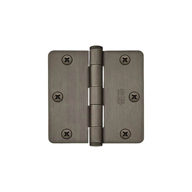 Emtek - 9200 Hnge, Stl, HD, 1/4''RdCr, 3.5, US4 - Satin Brass