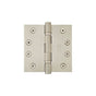 Emtek - 9400 Hnge, Stl, HD BB, SqCr, 4, US4 - Satin Brass