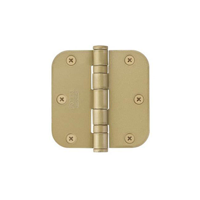 Emtek - 9400 Hnge, Stl, HD BB, 5/8RdCr, 3.5, US4 - Satin Brass