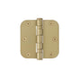 Emtek - 9400 Hnge, Stl, HD BB, 5/8RdCr, 3.5, US4 - Satin Brass