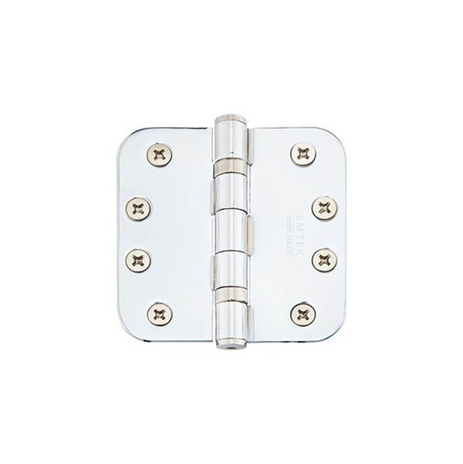 Emtek - 9400 Hnge, Stl, HD BB, 5/8RdCr, 4, US4 - Satin Brass