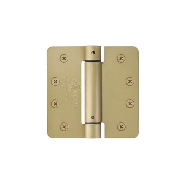 Emtek - Spring Hinge, 1/4R, 4, US4 - Satin Brass