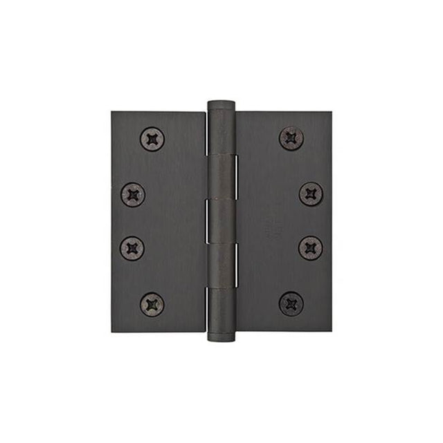Emtek - 9600 Hnge, SldBrs, SD, SqCr, 4x4'', US3NL - Unlacquered Brass