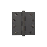 Emtek - 9600 Hnge, SldBrs, HD, SqCr, 4x4'', US3NL - Unlacquered Brass