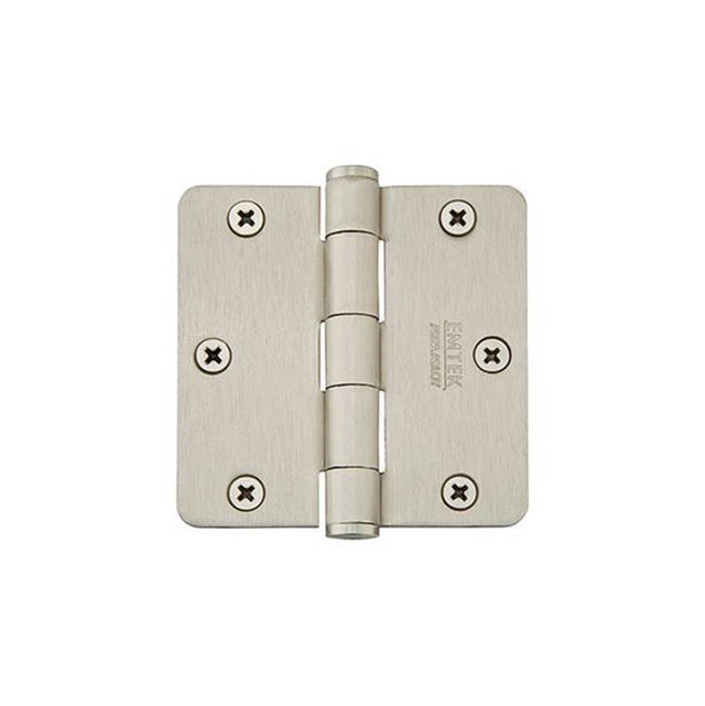 Emtek - 9601 Hnge, SldBrs, SD, 1/4''RdCr, 3.5x3.5'', US3NL - Unlacquered Brass