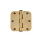 Emtek - 9600 Hnge, SldBrs, HD, 5/8''RdCr, 3.5x3.5'', US3NL - Unlacquered Brass
