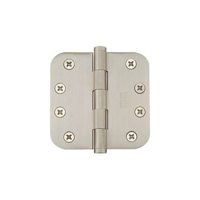 Emtek - 9601 Hnge, SldBrs, HD, 5/8''RdCr, 4x4'', US3NL - Unlacquered Brass