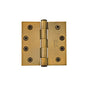 Emtek - 9601 Hnge, SldBrs, HD, SqCr, 4.5x4.5'', US3NL - Unlacquered Brass