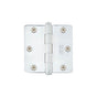 Emtek - 9600 Hnge, SldBrs, HD, 1/4''RdCr, 3.5x3.5'', US3NL - Unlacquered Brass