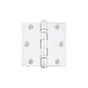 Emtek - 9600 Hnge, SldBrs, BB, SqCr, 3.5x3.5'', US3NL - Unlacquered Brass