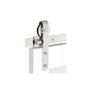 Emtek - Barn Door, Classic, Face Mount, 6''-6'', Spoked Wheel, Flat Fastener, SS - Brushed Stainless Steel