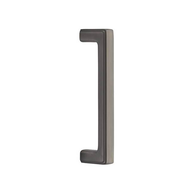 Emtek - Concealed Surface Mount, 8'' Door Pull, Wilshire Style, US15A - Pewter