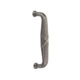 Emtek - Concealed Surface Mount, 8'' Door Pull, Ribbon and Reed Style, US15A - Pewter
