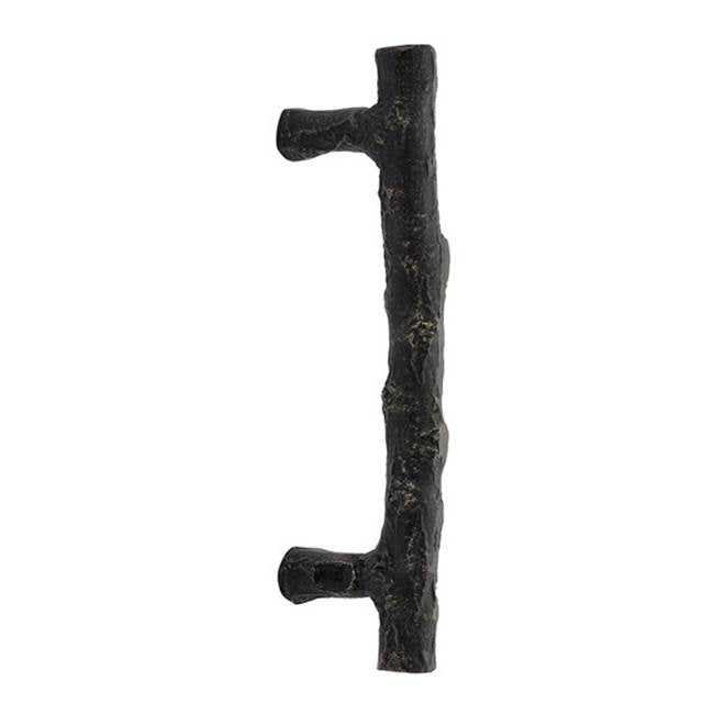 Emtek - Concealed Surface Mount, Bronze Twig Pull, 8'', MB - Medium Bronze Patina