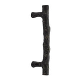 Emtek - Concealed Surface Mount, Bronze Twig Pull, 8'', MB - Medium Bronze Patina