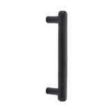 Emtek - Concealed Surface Mount, Bronze Nunez 8'' Pull, FB - Flat Black Bronze Patina