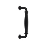 Emtek - Concealed Surface Mount, Tuscany 8'' Palermo Pull, FB - Flat Black Bronze Patina