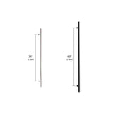 Concealed Surface Mount, Square 72 inch Door Pull, PSS