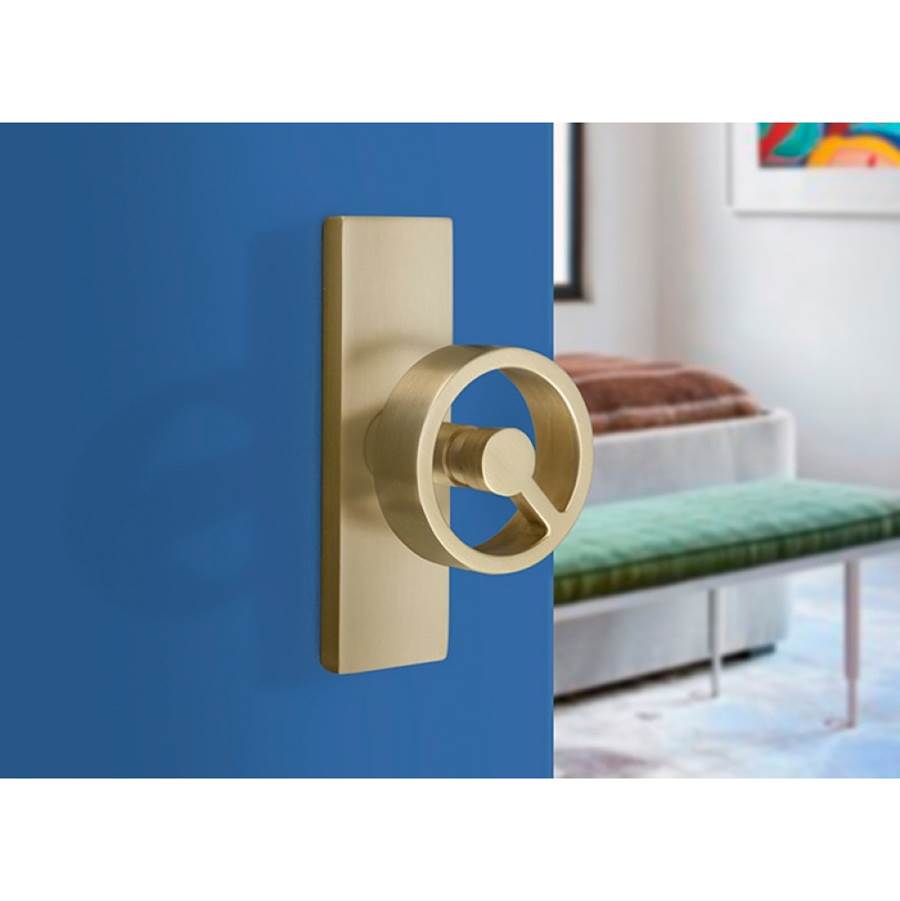 Concealed, Passage, Modern Rectangular Rosette, Spoke Knob, US14